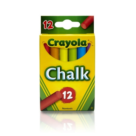 Crayola Multicolored Classroom Chalk, 12-count