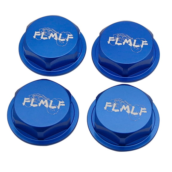 Aluminum Wheel Nut 4PCS 24mm Blue Fit 1/5 HPI Baja RV King Motor 5B 5T 5SC
