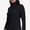 Black, variant on Women's Quilted Padded Jacket, Skinny Fit Long Sleeve Zipper Lightweight Winter Casual Warm Jacket Beige L