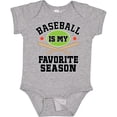 thumbnail image 3 of Inktastic Baseball Is My Favorite Season Boys or Girls Baby Bodysuit, 3 of 5