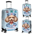 thumbnail image 2 of Just a Certified Nursing Assistant Cna Who Loves Her Poodle Travel Luggage Cover Poodles Dog Lover Gifts Idea Suitcase Dust Protective Decor - 00003, 2 of 5