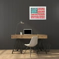 thumbnail image 3 of Simon, Pat 14x12 White Modern Wood Framed Museum Art Print Titled -  In Pop We Trust, 3 of 4