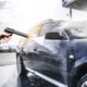 thumbnail image 1 of High Pressure Car Wash With Foam Adjustable Water Spray Nozzle With Metal Wand Multifunctional Garden Hose Sprayer With Connectors For Car Cle, 1 of 8