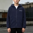 thumbnail image 3 of Bixock Toddler Boys Hooded Jackets Boys Light Jackets Kids Hoodie Outerwear Long Sleeve Hooded Zip Front Side Pockets Daily Jacket for Kids 2-12Years, 3 of 7