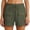 v#38Green164, variant on Rggeeun Women'S Shorts Solid Color Elastic High Waist Cargo Soft Mid-Rise Loose Fit Straight Leg With Side Plus Pockets & Adjustable Tie For Summer Work Leisure Hot Pants,Black,L