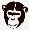 thumbnail image 2 of 1PC Chimpanzees Stencil 11.8x11.8inch Reusable Banksy Monkey Pattern Drawing Painting Stencils, 2 of 9