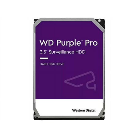 WD Purple Pro WD181PURP 18TB 7200 RPM 512MB Cache SATA 6.0Gb/s 3.5" Internal Hard Drive