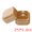 Golden Yellow, variant on Velvet Ring Box for Proposal Engagement Wedding Ceremony Storage 2 Slots Golden Yellow