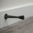 thumbnail image 3 of Design House Cast 20-Pack Steel Door Stop Wall Protector with Rubber Tip, Matte Black, 3 of 14