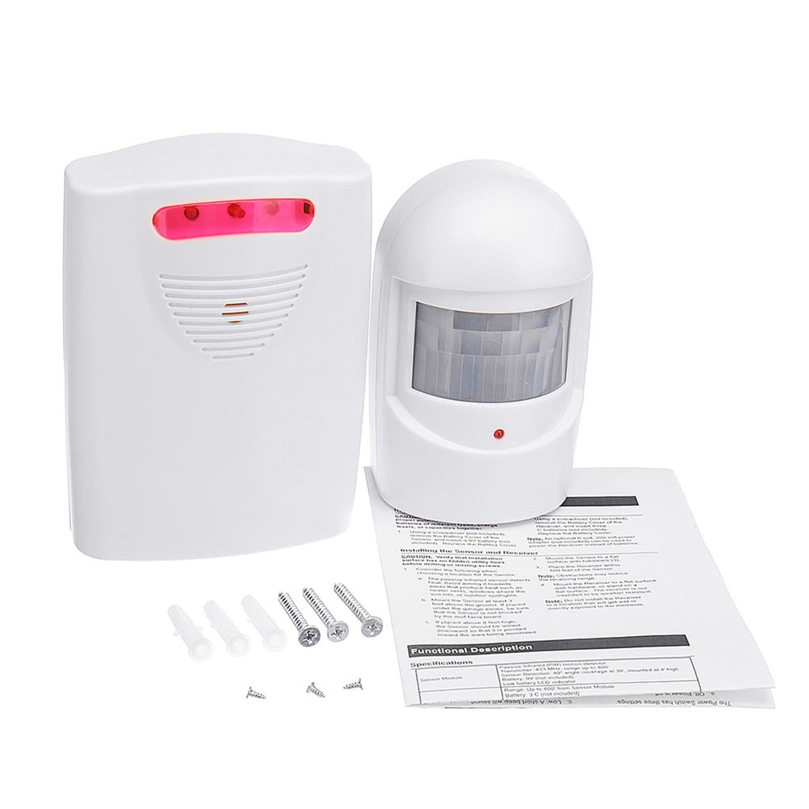 Shellbot Wireless Alarm Alert System Security Garage Intruder PIR Motion Sensor