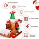 Costway 6Ft Long Gonflable Santa Claus Avion de Vol Faire Sauter la Décoration de Noël – image 2 sur 10