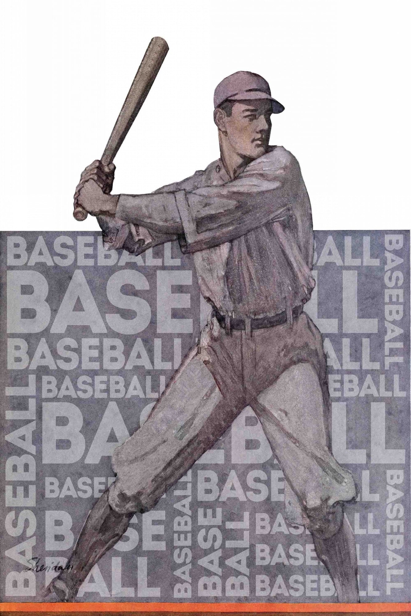 Marmont Hill Shadow Batter-Alternative File Version by John E. Sheridan Painting Print on Canvas