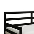 thumbnail image 5 of Home Design Towson Twin Daybed with Solid Wood Frame, Slatted Sides and Back, Stylish Seating and Sleeping Solution, Durable, Black, 5 of 6