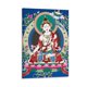thumbnail image 1 of Póster de pintura tibetana Thangka Ushnisha Sita Tapatra, pintura sobre lienzo, arte de pared, póster de desplazamiento, impresión de imagen, decoración de paredes de sala de estar, carteles para el, 1 of 6