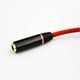 thumbnail image 5 of Bearachild Cable de extensión de auriculares, extensor de Audio para ordenador y teléfono inteligente, rojo, 3,5mm, a hembra, 3,5mm Cables de audio/vídeo, 5 of 6