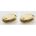 thumbnail image 6 of Alno A6750 Charlie's 2-3/16" Solid Brass Shelf Brackets For Glass Bathroom Shelves - Brass, 6 of 7