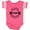 Football Pink and White, variant on Inktastic October Breast Cancer Awareness Month Badge Boys or Girls Baby Bodysuit