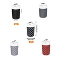 thumbnail image 3 of Toystoory Cesto de ropa sucia bolsa de ropa 82L cesto gran capacidad ahorro de espacio hogar Almacenamiento y organización del hogar Rojo/Impreso mango de aluminio/82l, 3 of 6