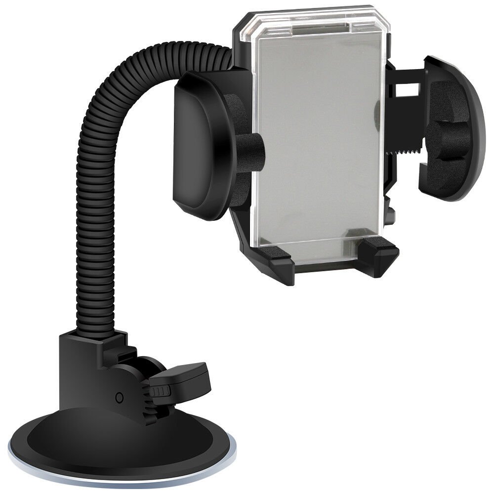 Car Windshield Mount Holder, 360° Bracket Cradle For iPhone Cell Phone