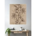 thumbnail image 2 of Floral Pattern Poster Wall Art, Modern Wall Decor For Living Room Bedroom, 24x36 UNFRAMED, 2 of 3