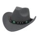 thumbnail image 1 of Sombrero de vaquero Zulema de estilo occidental Gris, 1 of 7