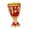 1-Red, variant on Sturdy Metal Glass Multipurpose Beverage Vessel Perfect For Parties Restaurants Gifts