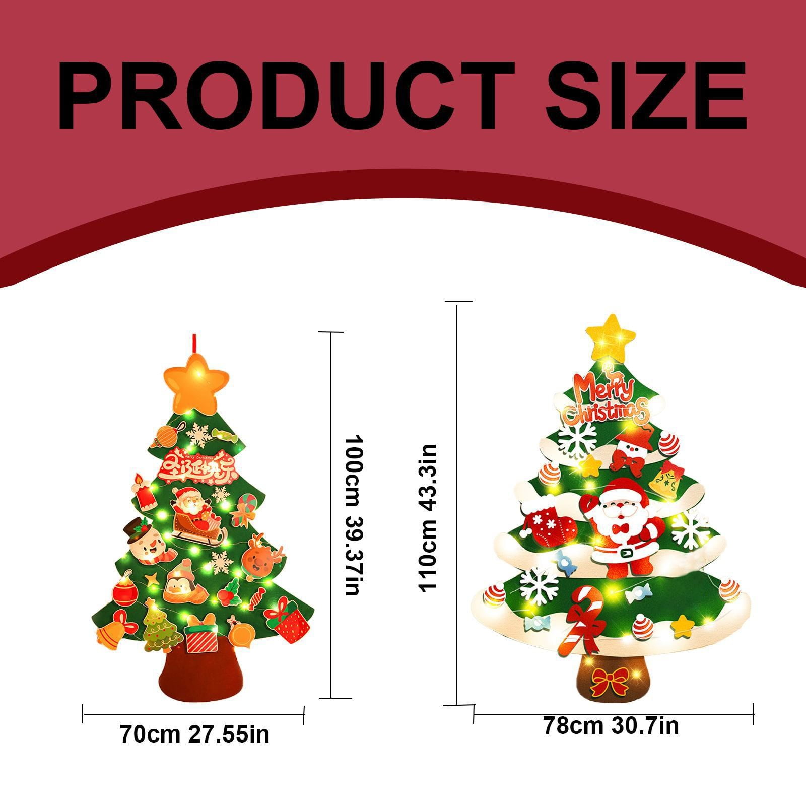 Création D'Arbre De Noël Décorations Interactives En Autocollants Et