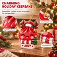 thumbnail image 6 of 2027 Christmas Bao Bun Hanging Ornament Christmas Decor , 2d Flat Christmas Tree Decorations, Multiple Designs Christmas Dumplings for Xmas Tree, Window, Door, 6 of 7