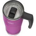thumbnail image 6 of Thermos Stainless Steel Mug w/ Slide Lock Lid, Plum, 18 oz, 6 of 8