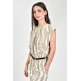 thumbnail image 4 of Jumpsuit estampado con cinto Roman Fashion /Juvenil, 6022 (Beige) beige M, 4 of 5