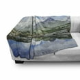 thumbnail image 2 of Landscape Soft Flannel Fleece Throw Blanket, Mountain Lake in the Alps Outdoor Scenic Crystal Clear Water Glacier Setting, Cozy Plush for Indoor and Outdoor Use, 70" x 90", Multicolor, by Ambesonne, 2 of 5