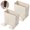 Beige, variant on JJYY 1PC/2Pcs Mini Wall Mounted Storage Box, Remote Control Organizer for Mobile Phones and Plugs, Multi-Function Storage Rack Holder Container, Space Saving for Home and Office