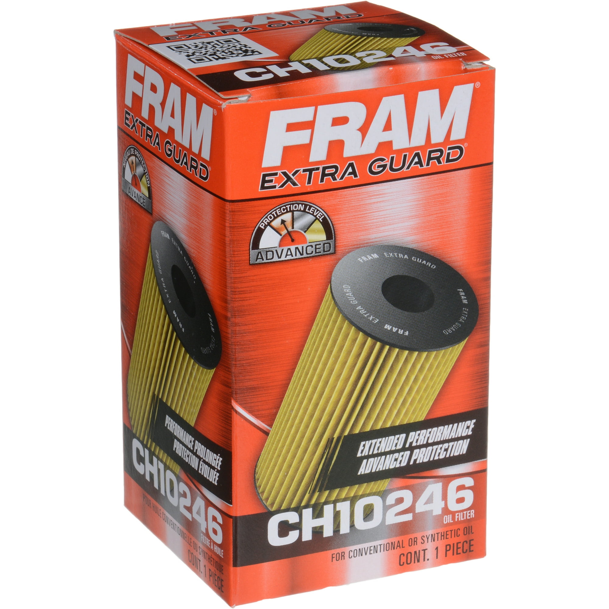 Fram Extra Guard Filter Ch10246 10k Mile Change Interval Oil Filter Walmart Com