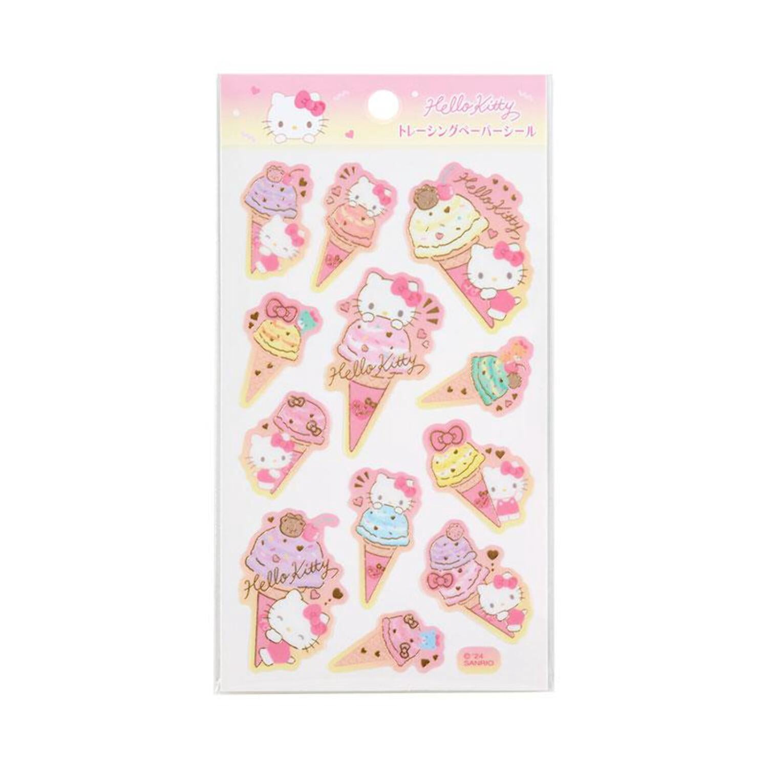 Hello Kitty Reward Chart Set With Stickers - 3 Color Sheets & 150 Praise Stickers, English & Korean