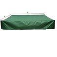 thumbnail image 4 of Cubierta de caja de arena Kearding impermeable de tela Oxford verde 120 * 120cm, 4 of 6