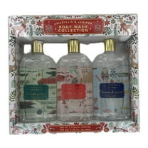 Amaryllis & Juniper Holiday Body Wash Collection, 28 Fluid Ounce (Pack of 3)