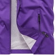 thumbnail image 3 of Mens Mesh Liner Vest with Zipper Pockets Summer Lightweight Softshell Windbreaker Sleeveless Jacket for Golf Sai Travel Hiking Big and Tall Size M-5XL Purple, 3 of 4