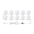 thumbnail image 1 of Mistaha 10 PCS LED Makeup Mirror Lights Smart Sensor Control Vanity Mirror Lights Bathroom Mirror Light with 1.5m USB Cable LED Strip Lights, 1 of 8
