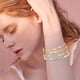 thumbnail image 2 of Un conjunto de moda de la luna abierta pulsera de joyería conjunto de pulseras encanto de cumpleaños sorpresa de regalo para la mujer niñas, 2 of 8