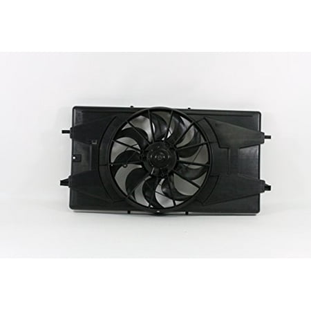 Dual Radiator and Condenser Fan Assembly - Pacific Best Inc For/Fit GM3115177 03-04 Saturn Ion Sedan Coupe WITHOUT