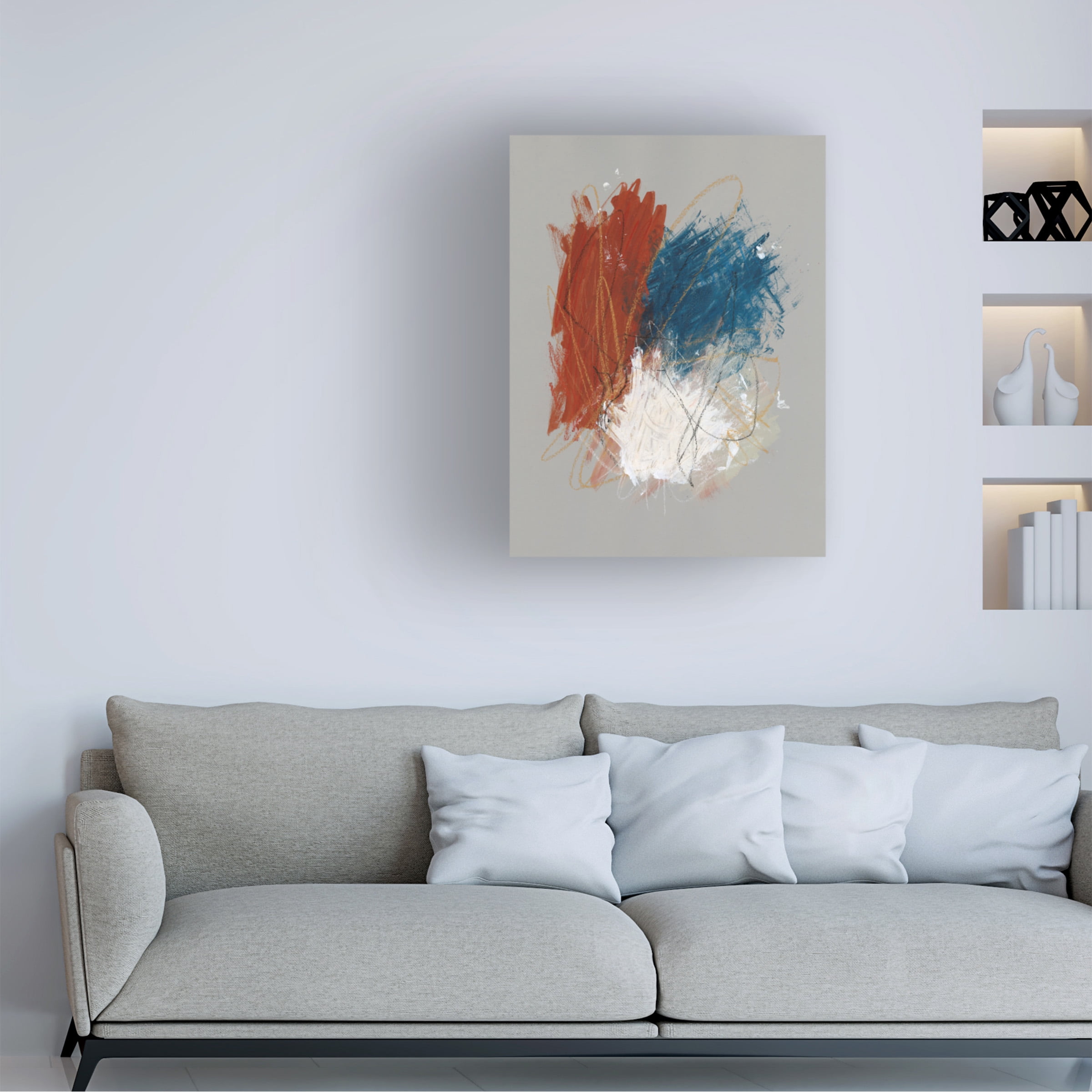 Renée W. Stramel 'Primary Color Study II' Canvas Art