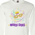 thumbnail image 4 of Inktastic Mardi Gras Party Crown Mask Long Sleeve T-Shirt, 4 of 5