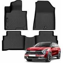 Auxko All Weather Floor Mats Fit for Kia Sportage Gasoline 2023 2024 2025 2026 TPE Rubber Liners Accessories All Season Guard Odorless Floor Mats