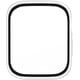 thumbnail image 2 of 2 Pack Hard PC Case with Tempered Glass Screen Protector Compatible with Apple Watch Series 3 42mm Case, Ultra-Thin Scratch Resistant Overall Protective Cover for iWatch Men Women, White, 2 of 5