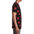 thumbnail image 6 of Wukai Beautiful Red Ladybug Youth Unisex Short Sleeve T-Shirt for Boys, Girls, Teens, and Kids-Large, 6 of 7