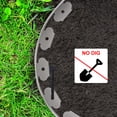 thumbnail image 4 of Uxcell 33Ft Border 2" Tall Plastic Garden Edging Kit for Yard Gray, 4 of 7