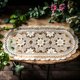 thumbnail image 2 of Camino de mesa de algodón hecho a mano – Mantel de ganchillo de encaje de tejido hueco de estilo campestre, elegante cubierta de tocador, perfecto para decoración rústica de granja, 11.81" x 27.56", 2 of 5