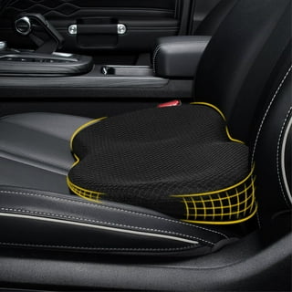 TOYALI Car Seat Cushion for Driving - Multi-Use Memory Foam Car Seat Pad or  Lumbar Support Pillow - Sciatica, Lower Back Pain Relief for Car Travel