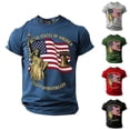 thumbnail image 3 of FUZHIQ Men's 250th Anniversary Famous Architecture Print T-Shirt 1776-2026 American Flag Print Short Sleeve Crew Neck Casual Independence Day Tee,M, 3 of 6