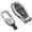 Silver, variant on Zinc Alloy Key Fob Cover,Keychain,Full Protection Car Key Case for Toyota Venza Sienna Tundra Prius RAV4 Prime Land Cruiser Corolla Highlander 2025 Camry Keyshell Accessories